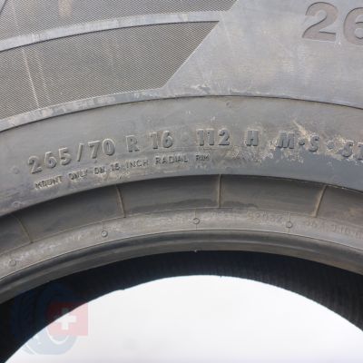 7. Opony 265/70 R16 4x CONTINENTAL 112H ContiCrossContac LX 2 Letnie M+S 2019 
