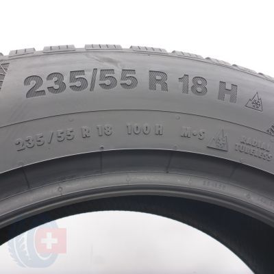 4. Opony 235/55 R18 2x CONTINENTAL 100H WinterContact TS850P Seal Zimowe 2020 7,2-7,5mm
