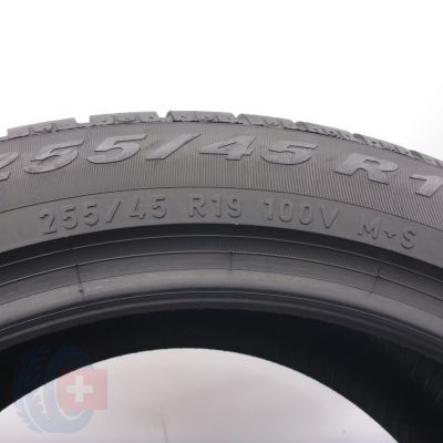 6. Opony 255/45 R19 4x PIRELLI 100V XL NO Sottozero Winter 240 Serie II Zimowe 2024 6,2-7mm