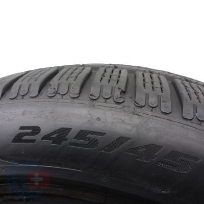 7. Opony 245/45 R18 2x PIRELLI 100V XL P Zero Winter zimowe 6-6,7mm 2019/21