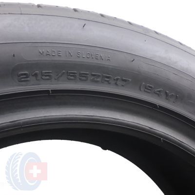 4. 2 x DUNLOP 215/55 ZR17 94Y Sport Maxx RT2 Lato 2019, 2020 7mm