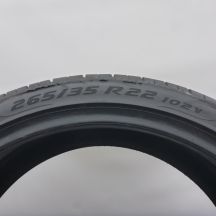 6. Opony 265/35 R22 2x PIRELLI 102V XL P Zero letnie 2017 5,5mm