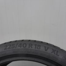 4. Opony  225/40 R18 2x CONTINENTAL 92V Zimowe TS870P 2022 7,5mm