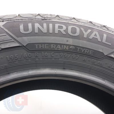 5. Opony 195/60 R16C 4x UNIROYAL 99/97H Rain-Max 3 Letnie 2022 
