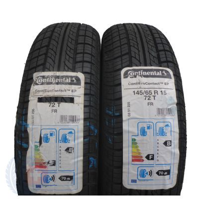 2 x CONTINENTAL 145/65 R15 72T ContiEcoContact EP Lato 2017 NIEUŻYWANE 