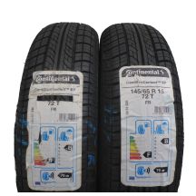 2 x CONTINENTAL 145/65 R15 72T ContiEcoContact EP Lato 2017 NIEUŻYWANE 