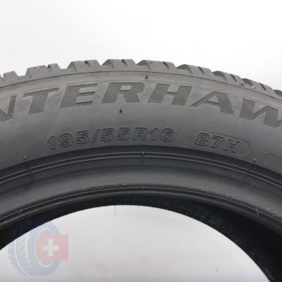 7. Opony 195/55 R16 4x FIRESTONE 87H Winrterhawk 4 Zimowe 2021