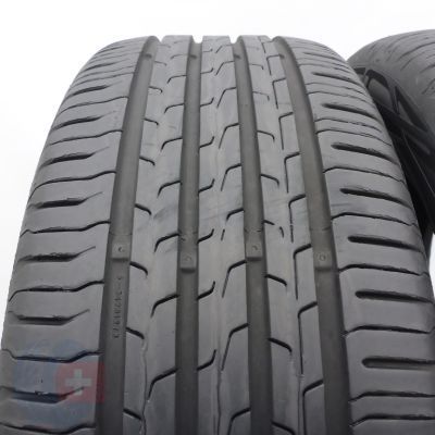 2. Opony 205/55 R16 2x CONTINENTAL 91W EcoContact6 Letnie 2021 6,2mm