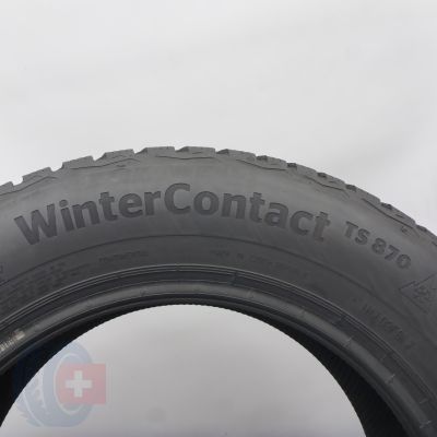 7. Opony 195/65 R15 2x CONTINENTAL 95T XL WinterContact TS870 Zimowe 2023 6,5mm
