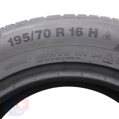 2. Opona 195/70 R16 1x CONTINENTAL 94H ContiWinterContact TS850P SUV Zimowa 2016 Nieużywana