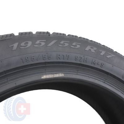 7. 4 x PIRELLI 195/55 R17 92H XL Snowcontrol Serie 3 Winter 210 BMW Zima 7.2-7.8mm
