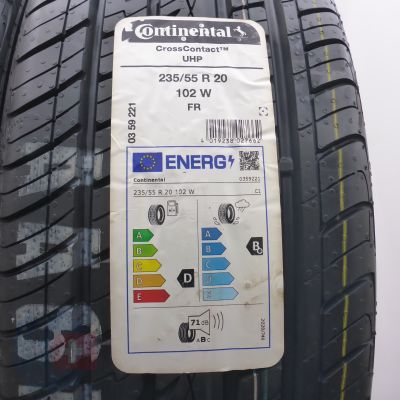 3. Opony 235/55 R20 4x CONTINENTAL 102W CrossContact UHP Letnie 2024 