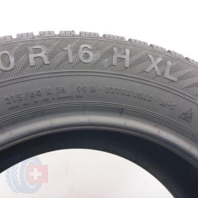 5. Opony 215/60 R16 2x GISLAVED 99H XL Euro Frost 6 Zimowe 2023