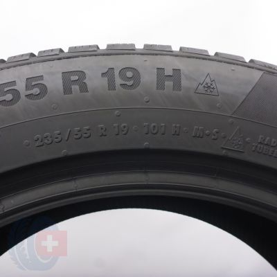 5. Opony 235/55 R19 2x CONTINENTAL 101H WinterContact TS850P MOE RunFlat SUV Zimowe 2021 7-7,2mm