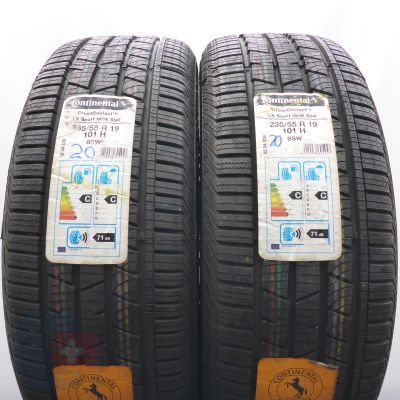 4. Opony 235/55 R19 4x CONTINENTAL 101H CrossContact LX Sport RFT M0E M+S Letnie 2020