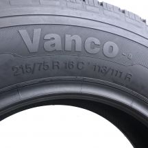 6. 4 x CONTINENTAL 215/75 R16 Vanco-8 113/111R Lato 5.6-6.4mm