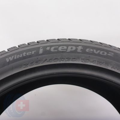 5. Opony 265/40 R20 2x HANKOOK 104W XL Winter I cept evo2 Zimowe 2020 8,2mm