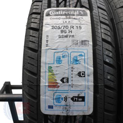 2. Opony 205/70 R15 2x CONTINENTAL 96H ContiCrossContact LX2 BSW Letnie M+S 2018 Jak Nowe Nieużywane