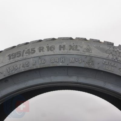 5. Opony 195/45 R16 2x CONTINENTAL 84H XL WinterContact TS870 Zimowe 2022