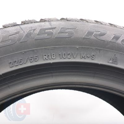 9. Opony 225/55 R18 4x PIRELLI 102V XL Winter Sottozero 3 A0 Zimowe 2021 