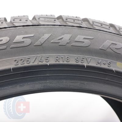 5. Opony 225/45 R18 2x PIRELLI 95V XL Sottozero 3 Winter Zimowe 2018 7mm