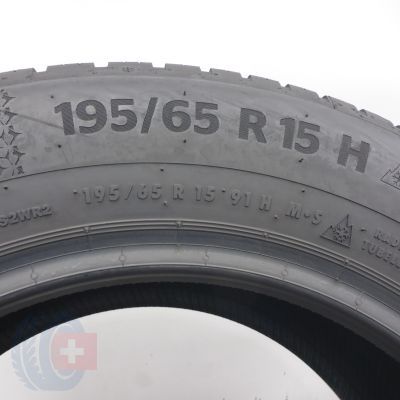5. Opony 195/65 R15 2x CONTINENTAL 91H AllSeasonContact 2 Wielosezonowe 2024 7,2mm
