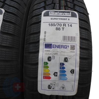 2. 4 x GISLAVED 185/70 R14 88T EuroFrost 6 Zima 2021 