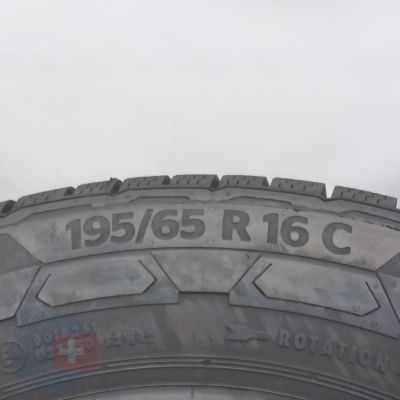 6. Opony 195/65 R16C 2x CONTINENTAL 104/102T VanContact Winter Zimowe 2022 