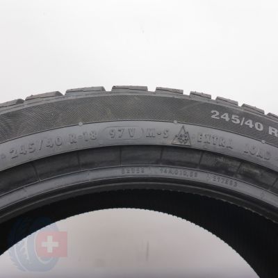 6. Opony 245/40 R18 2x CONTINENTAL 97V XL ContiWinterContact TS 830P RFT Zimowe 2021 