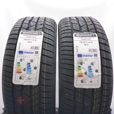 4. Opony 195/50 R16 4x CONTINENTAL 88H XL ContiWinterContact TS 830P A0 Zimowe 2024