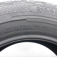 4. Opony 215/65 R16C 2x CONTINENTAL 106/104T ContiVanContact 100 Letnie 2019 8,5mm