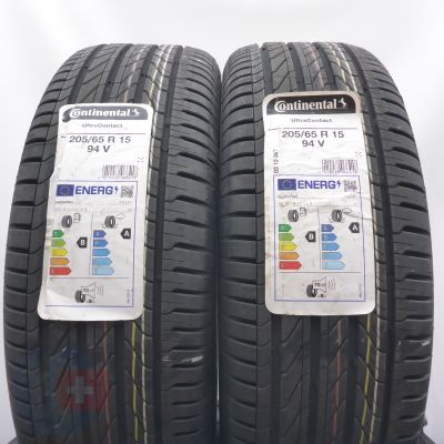 Opony 205/65 R15 2x CONTINENTAL 94V UltraContact  Letnie 2023
