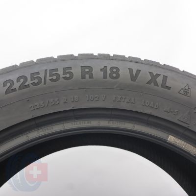 5. Opony 225/55 R18 2x CONTINENTAL 102V XL WinterContact Ts850P SUV Zimowe 2018 7,8-8mm