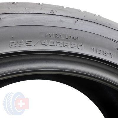 6. 2 x DUNLOP 285/40 ZR20 108Y XL  Sport Maxx RT 2 M0 Lato 4.5-5.5mm