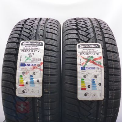 Opony 225/50 R17 2x CONTINENTAL 98H XL WinterContact TS 850 P SEAL Zimowe 2022 
