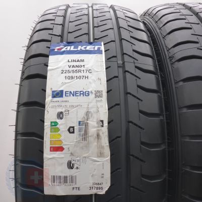 4. Opony 225/55 R17C 4x FALKEN 109/107H Lianam Van01 Letnie 2025 