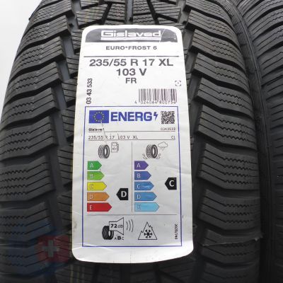 3. Opony 235/55 R17 4x GISLAVED 103V XL EuroFrost 6 Zimowe 2023 Nieużywane