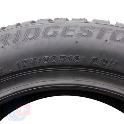 6. Opony 185/60R16 4 x BRIDGESTONE 86H Blizzak LM001 Zimowe 2018 Nieużywane 