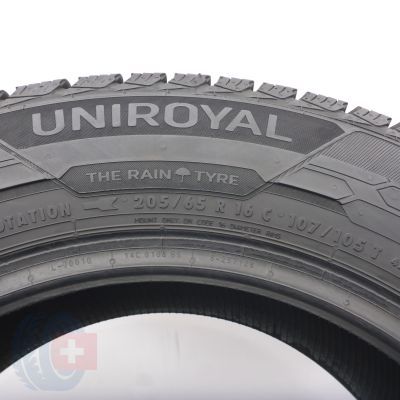 4. Opony 205/65 R16C 2x UNIROYAL 107/105T Snow Max 3 Zimowe 2020 10mm