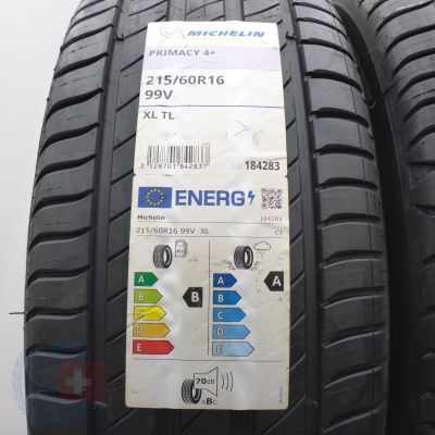 3. Opony 215/60 R16 4x MICHELIN 99V XL Primacy 4+Letnie 2023 