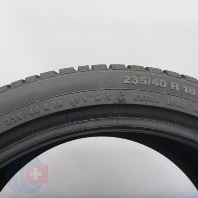 5. Opony 235/40 R18 4x CONTINENTAL 95V XL ContiWinterContact TS 830 P Zimowe 2020 7-6,8mm