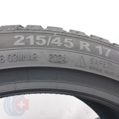 5. Opona 215/45 R17 1x SEMPERIT 91V XL Speed-Grip 5 Zimowa 2024 8,5mm 