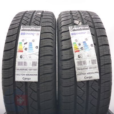 4. Opony 205/65 R16C 4x GOODYEAR 107/105RT Vector 4Seasons Cargo Wielosezonowe 2024 