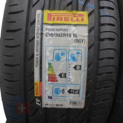2. Opony 255/35 R19 2x PIRELLI 96Y XL PZero Nero GT Letnie 2015, 2016 Nieużywane