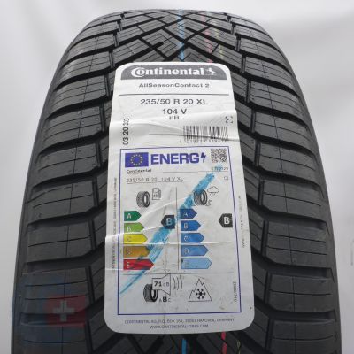 Opona 235/50 R20 1x CONTINENTAL 104V AllSeasonContact 2 Wielosezonowa 2025 Nieużywana