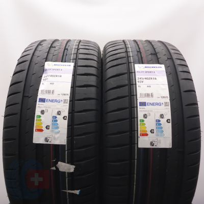 4. Opony 245/40 R18 4x MICHELIN 93Y AO PilotSport 4 Letnie 2025 NOWE