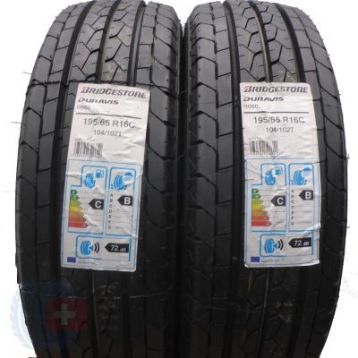 5. 4 x BRIDGESTONE 195/65 R16 C 104/102T Duravis R660 Lato 2018 