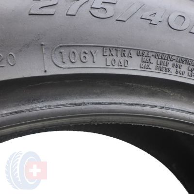 7. 2 x COOPER 275/40 R20 106Y XL Zeon 4XS Lato 7.5-8mm 