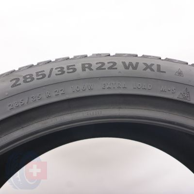 6. Opony 285/35 R22 4x CONTINENTAL 106W XL WinterContact TS860S AO Zimowe 2019 6,3-6,8mm