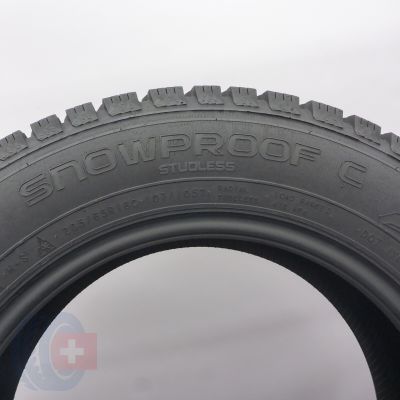 7. Opony 205/65 R16C 2x NOKIAN 107/105T Snowproof C Zimowe 2024 Jak Nowe 8,6mm